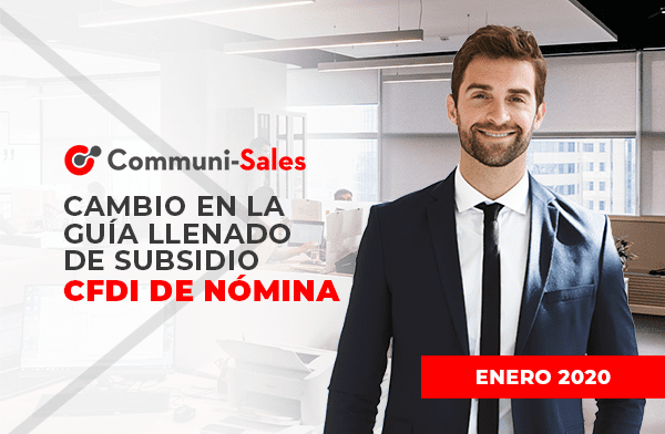 Cambio en la Guía llenado de Subsidio